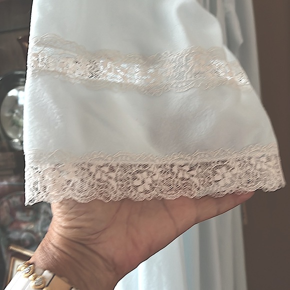 NWTChristianDiorFabulousNightGown.SaksFifthAve.Baby Blue.Luxurious Lace.VTG&rare - Picture 8 of 10